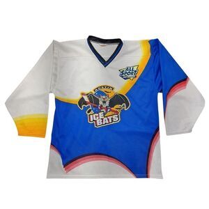 Vintage Austin Ice Bats Hockey Jersey Minor League WPHL Pro Joy Mens XL